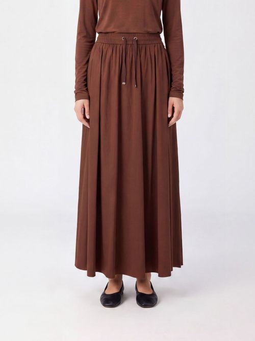 Skirt Woman color Leather