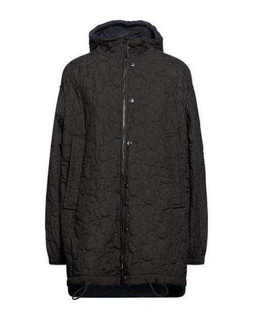 Woman Overcoat & Trench Coat Black Size L Recycled polyamide