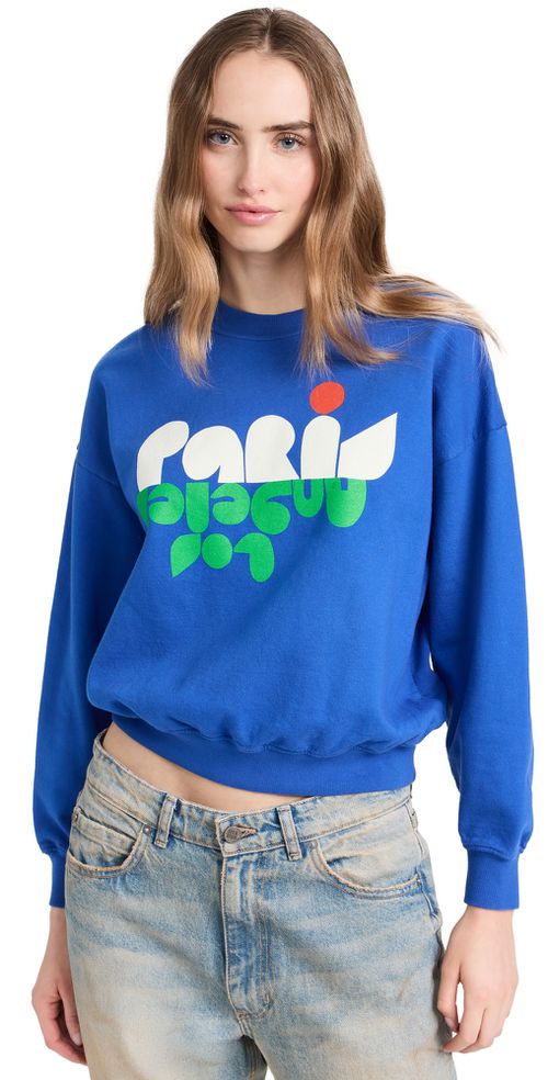 Le Drop Sweatshirt Lapis w/ Cream