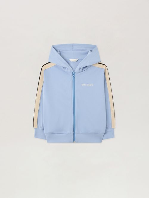 Track Full Zip Hoodie Kids  Blu Bimbo/ Baby Blue