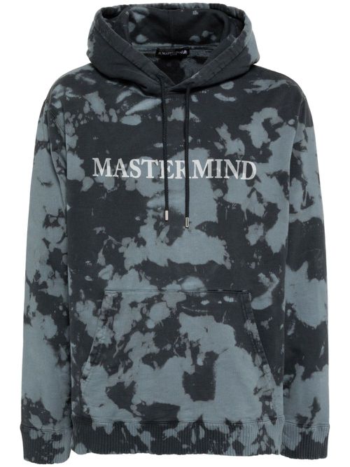Logo print hoodie - Black
