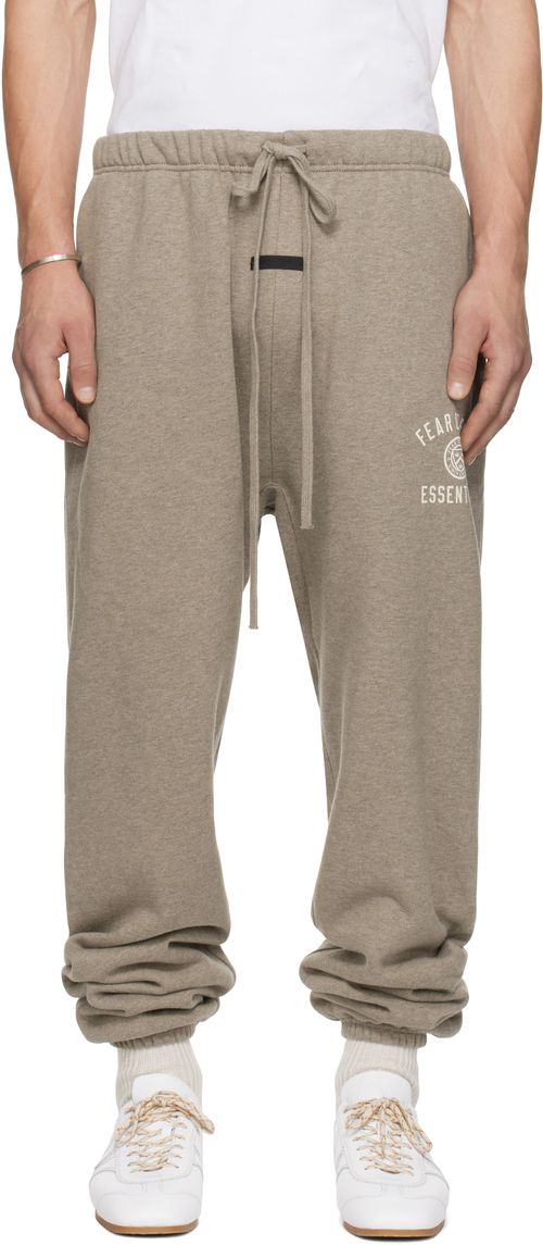 Fear of God ESSENTIALS Gray Fleece Essential Sweatpants
