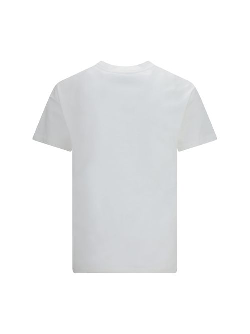 VGold Logo Cotton T-Shirt — White
