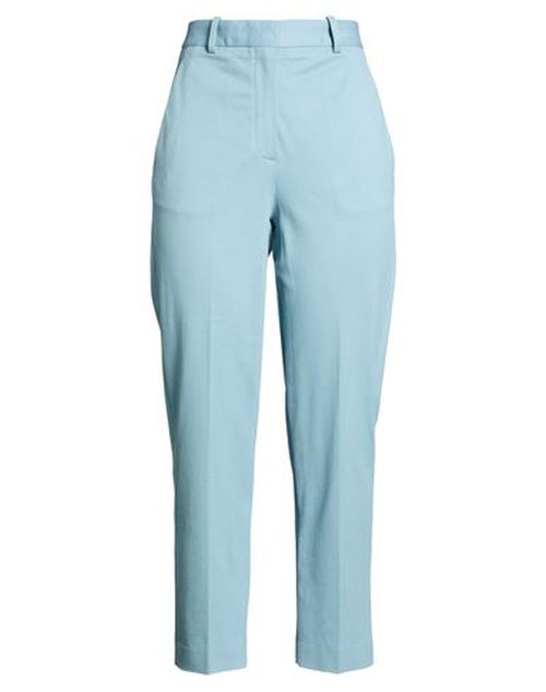 Woman Pants Pastel blue Size 4 Cotton, Elastane