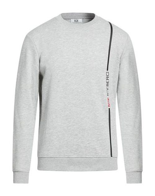 Man Sweatshirt Light grey Size M Cotton, Viscose