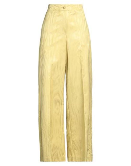 Woman Pants Lime green Size 2 Cotton, Viscose