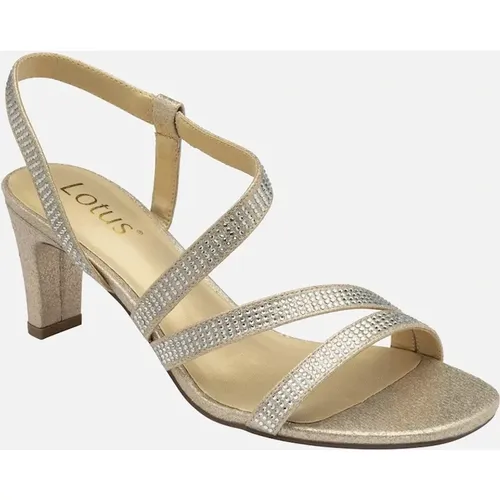 Lotus Women's Bernadette Womens Heeled Sandals - Tan