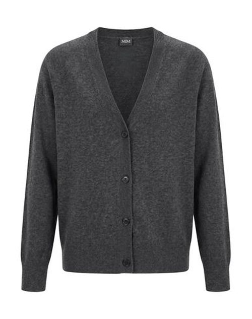 Mm By Woman Cardigan Grey Size L Virgin Wool, Cashmere