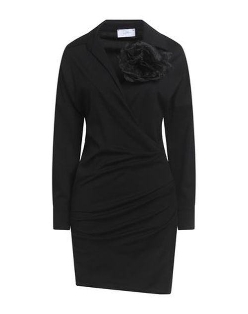 Woman Mini dress Black Size 4 Viscose, Polyamide, Elastane