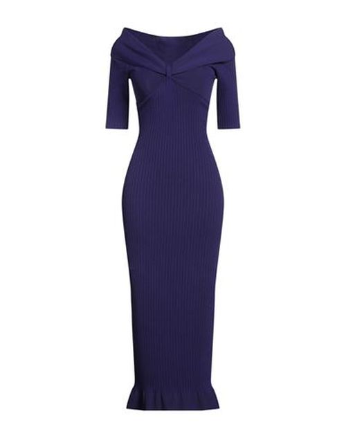 Philosophy Di Lorenzo Serafini Woman Midi dress Purple Size 4 Viscose, Polyamide