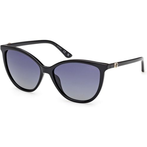 Guess Mujer Guess GU00256 01D Gafas de sol Inyectado Negro Fumar Cat Eye Polarizado
