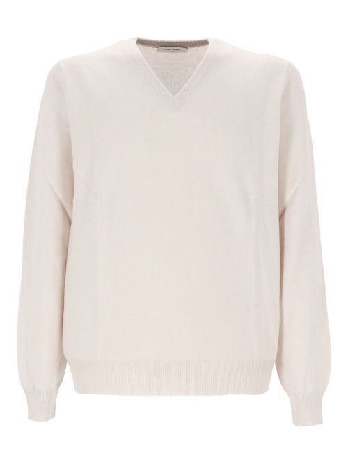 Virgin wool-blend sweater - Neutrals