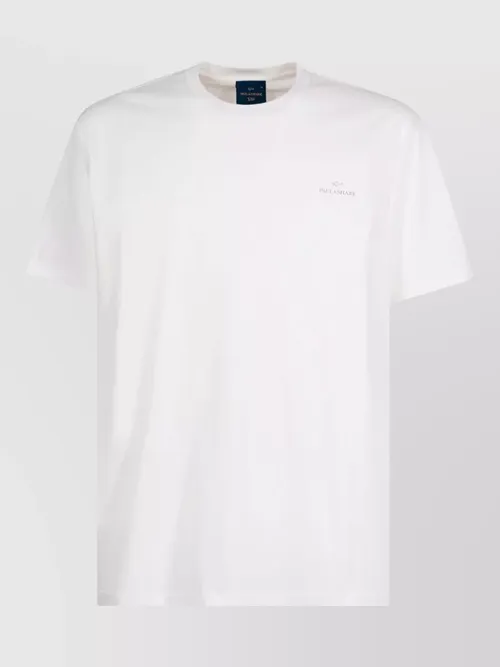 Paul & Shark - cotton blend t shirt logo front