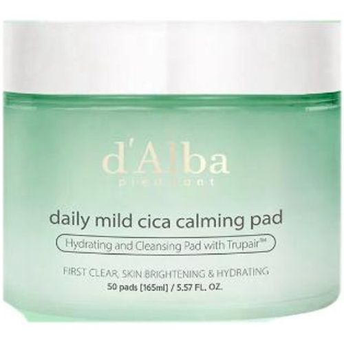 D'Alba - Daily Mild Cica Calming Pad - 165ml/50pad