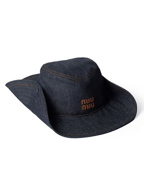 Women's Denim Cowboy Hat - Blue