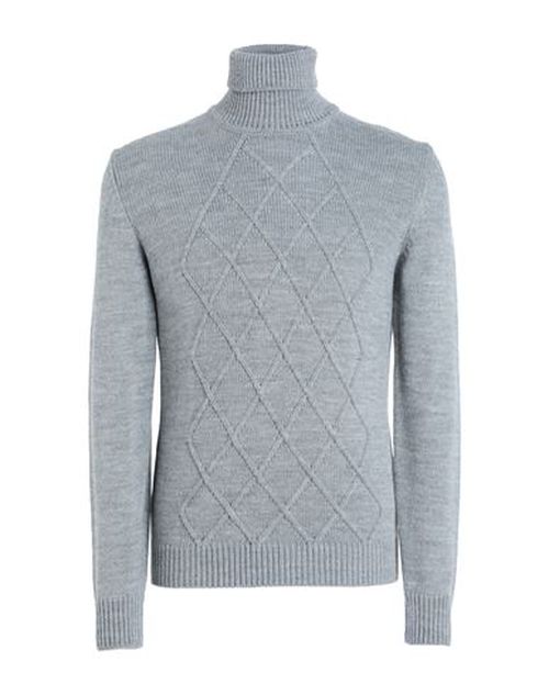 Man Turtleneck Light grey Size M Dralon