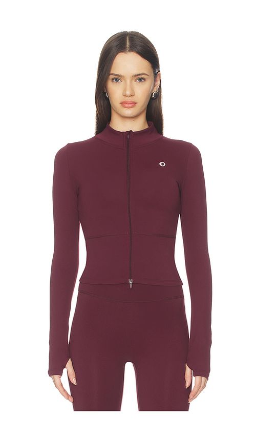 Astoria Full Zip Jacket in Burgundy. L. Also in M, S