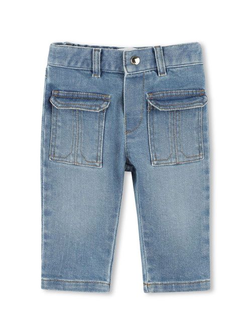 Patch-pocket jeans - Blue