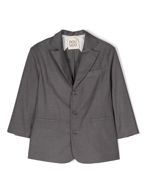 Single-breasted blazer - Grey