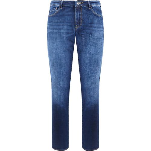 Armani Emporio J23 Push Up Fit Mid Rise Womens Jeans - Blue Cotton - 24 Waist