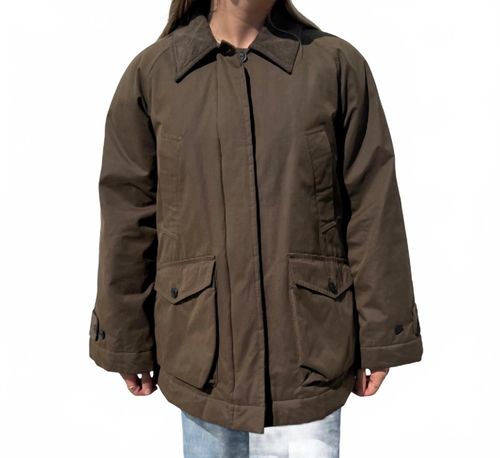Castagnaccio Aline Coat In Brown