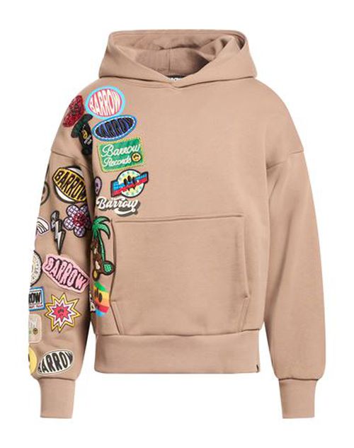 Man Sweatshirt Light brown Size M Cotton