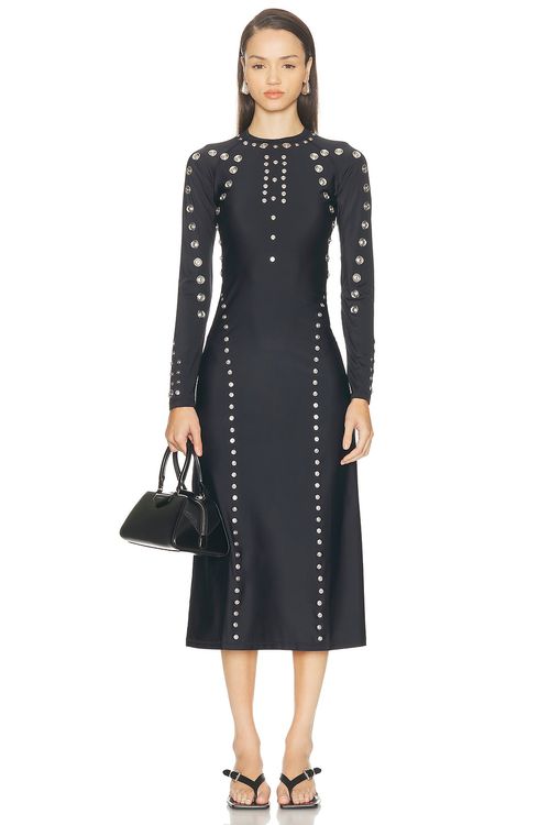 Coperni Snap Dress in Black - Black.  S also in