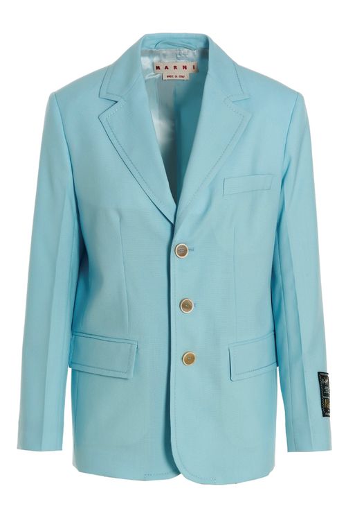 Single-Breasted Blazer Jacket