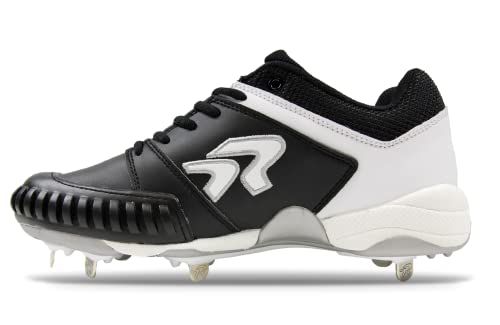 RIP-IT Ringor Flite Metal Softball Spikes with Pitching Toe for Women | Performance, Durability, and Superior Traction | Designed for Female Athletes |