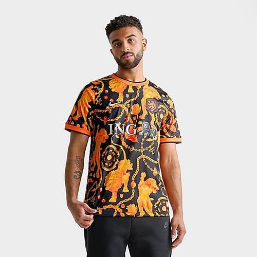 Men's Netherlands x Patta Academy Pro Soccer Top in Hyper Crimson/Black