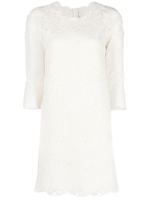 - Wool Blend Short Dress