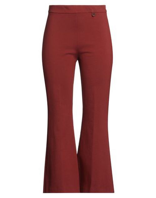 Luckylu Milano Woman Pants Rust Size 8 Viscose, Polyamide, Elastane