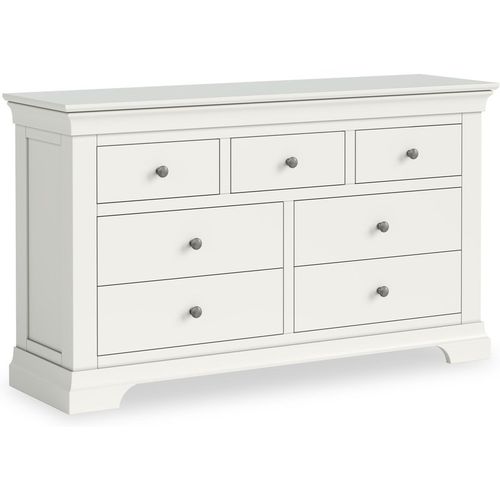 Colette 3 Over 4 Chest Of Drawers | Grey Cream or Warm White | Roseland