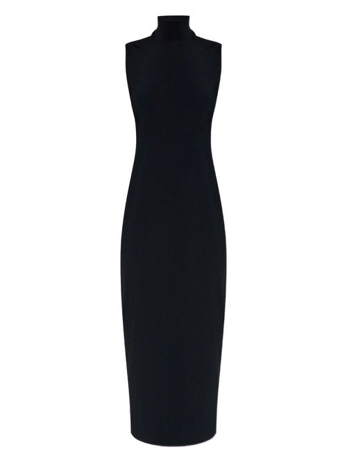 Adorato high-neck midi dress - Black