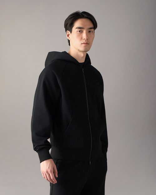 Moose Knuckles - Men's Yul Zip-up Hoodie - Color: Black