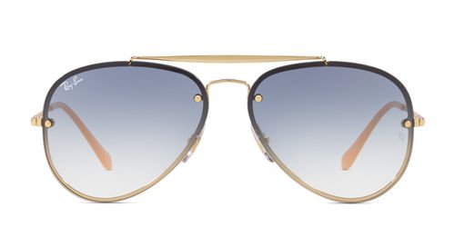 RB3584N Blaze Aviator Blue/Clear/Gold