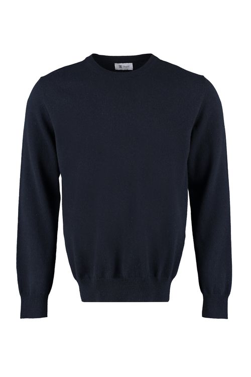 100% Cashmere Sweater — Navy