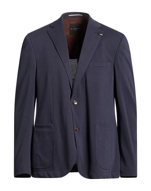 Man Blazer Blue Size 46 Cotton, Polyester