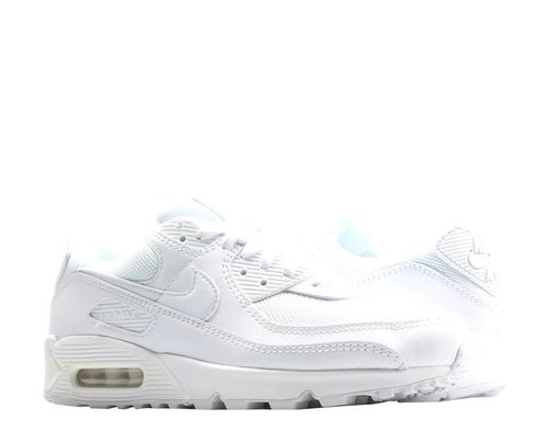 Air Max 90 Men Running Sneakers White/White-White-Wolf Grey