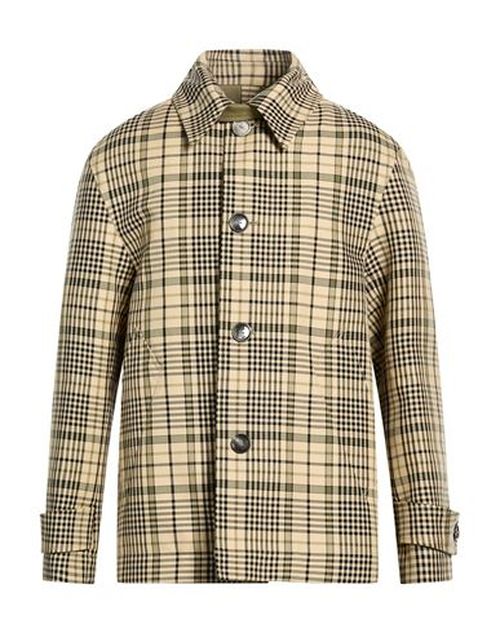Man Jacket Beige Size L Cotton, Polyamide