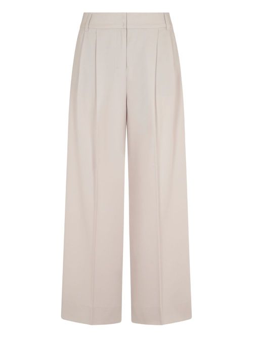 Pleated-detail trousers - Neutrals