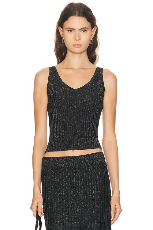 Solid & Striped The Tabitha Top in Noir - Black. XS also in L