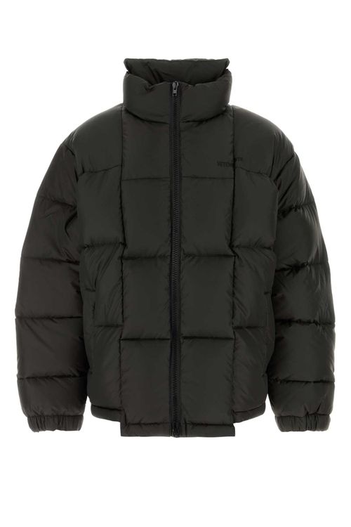 Dark Brown Polyester Down Jacket