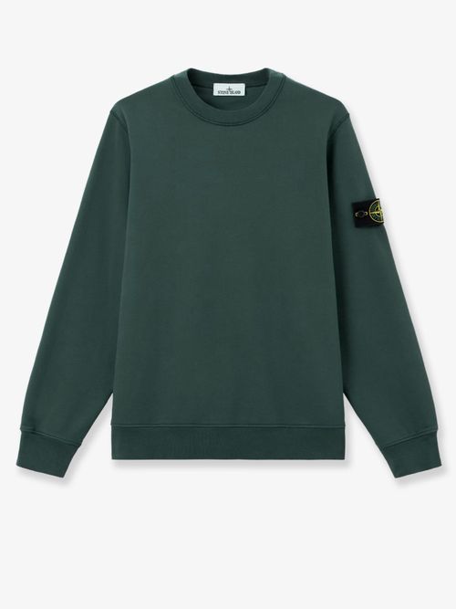 Cotton Crewneck Sweatshirt — Green
