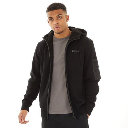 Bench Avett Mens Knitted Hoodie - Black - X-Large