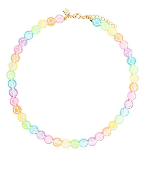 Crystal Haze Molly bead-embellished necklace - Yellow
