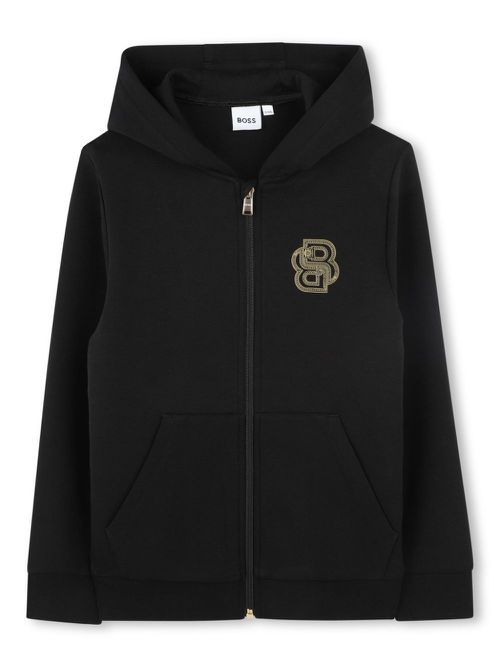 Hooded cardigan - Black