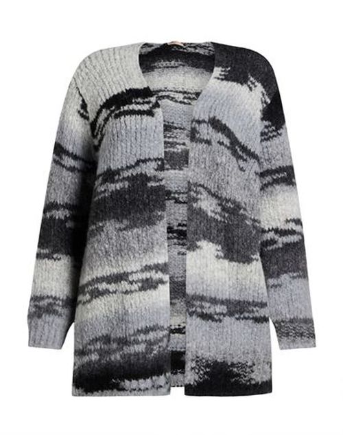 Woman Cardigan Grey Size 6 Wool, Polyacrylic, Alpaca wool, Polyamide