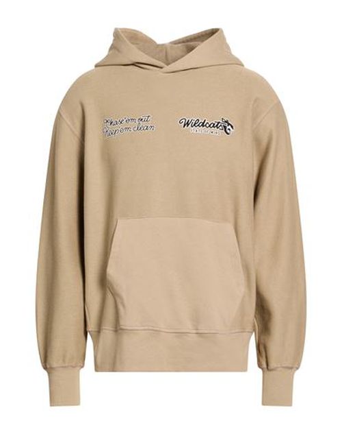 Man Sweatshirt Khaki Size L Cotton