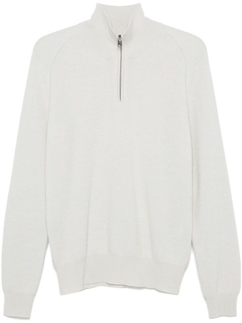 Zip-up pullover - Grey